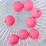 pink and white christmas fir tree trees festive winter silicone bead beads uk cute kawaii craft supplies beaded pen pens make your own jewellery supplies pretty pastel jumbo large big beads pattern patterned