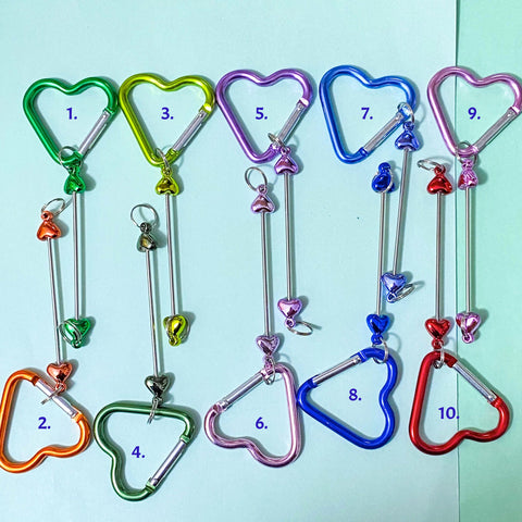 large big chunky metallic metal heart hearts blank blanks base for keyring keyring key ring keychain clip clips uk cute kawaii craft supplies beaded making bead jewellery gift gifts