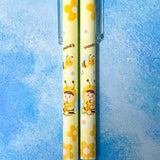 bee bees honey girl cute kawaii yellow lemon white pen pens click top slim slimline black ink gel gels fineline fine line uk stationery shop store gift gifts orange cream spring springtime summer