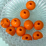 halloween spooky large jumbo big 15mm 16mm wooden wood bead beads orange black white spiders web pumpkin striped stripy patterned plain natural large hole cute kawaii craft supplies shop store jewellery making crafts beading beaded pen pens make your own