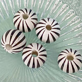halloween spooky large jumbo big 15mm 16mm wooden wood bead beads orange black white spiders web pumpkin striped stripy patterned plain natural large hole cute kawaii craft supplies shop store jewellery making crafts beading beaded pen pens make your own