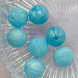 silicone round soft bead beads 15mm 16mm patterned plain turquoise lilac purple grey blue uk cute kawaii craft supplies shop store pretty beaded pen pens jewellery making floral flower flowers marble pearl pearlescent