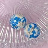silicone round soft bead beads 15mm 16mm patterned plain turquoise lilac purple grey blue uk cute kawaii craft supplies shop store pretty beaded pen pens jewellery making floral flower flowers marble pearl pearlescent