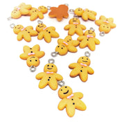 GINGERBREAD MAN Smaller Resin Charm 22mm