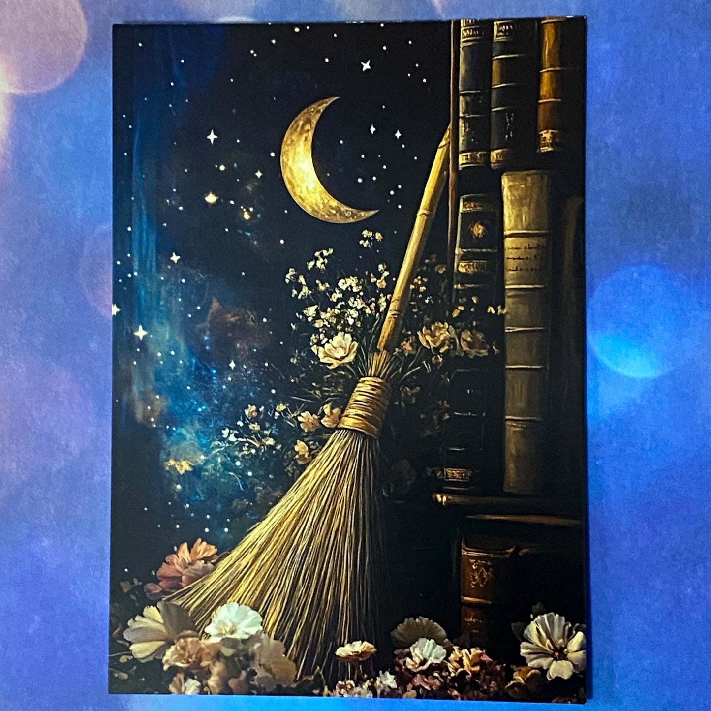 ENCHANTED POSTCARD Magical House In The Woods