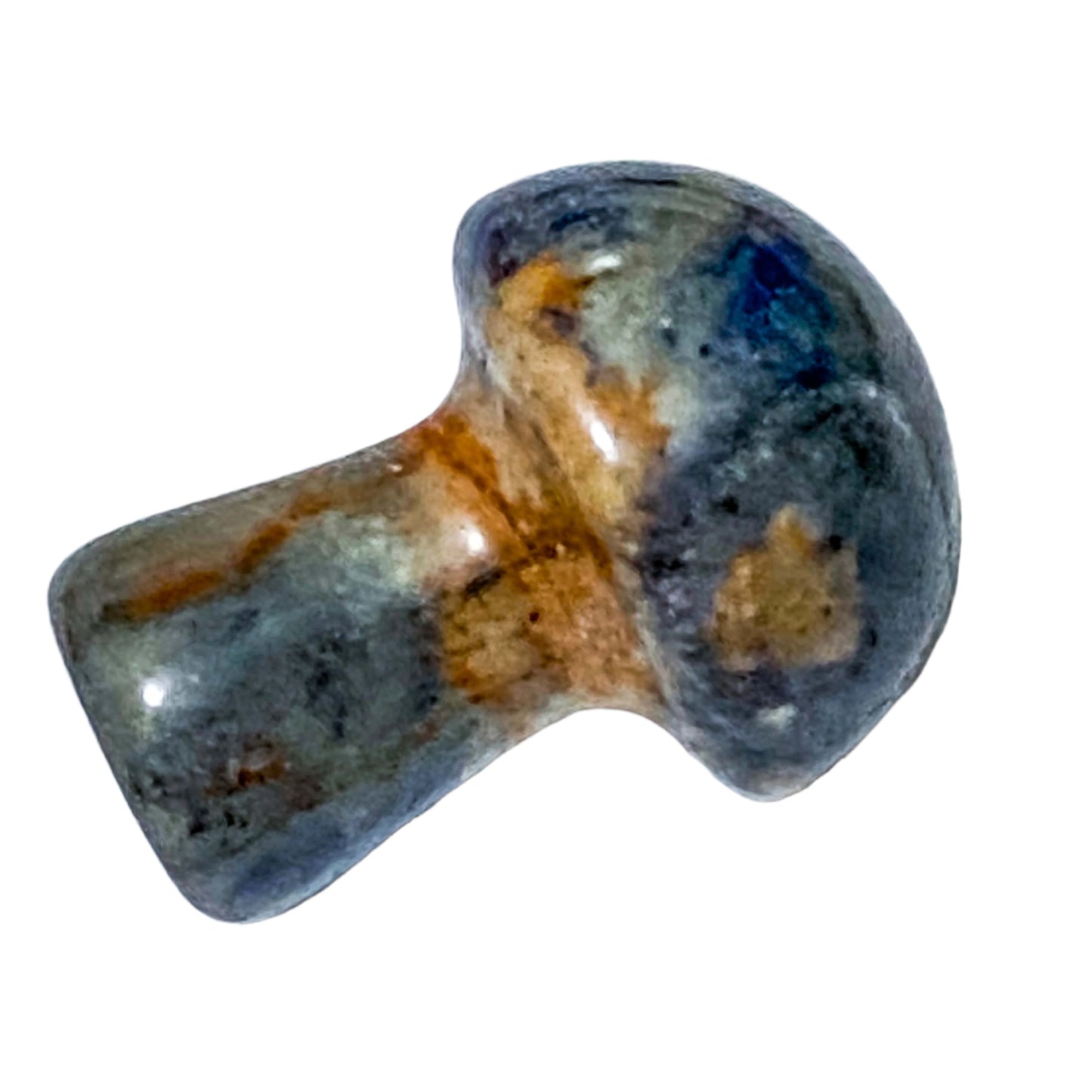 GEMSTONE MUSHROOM Figurine Stone Carved Stone 20mm