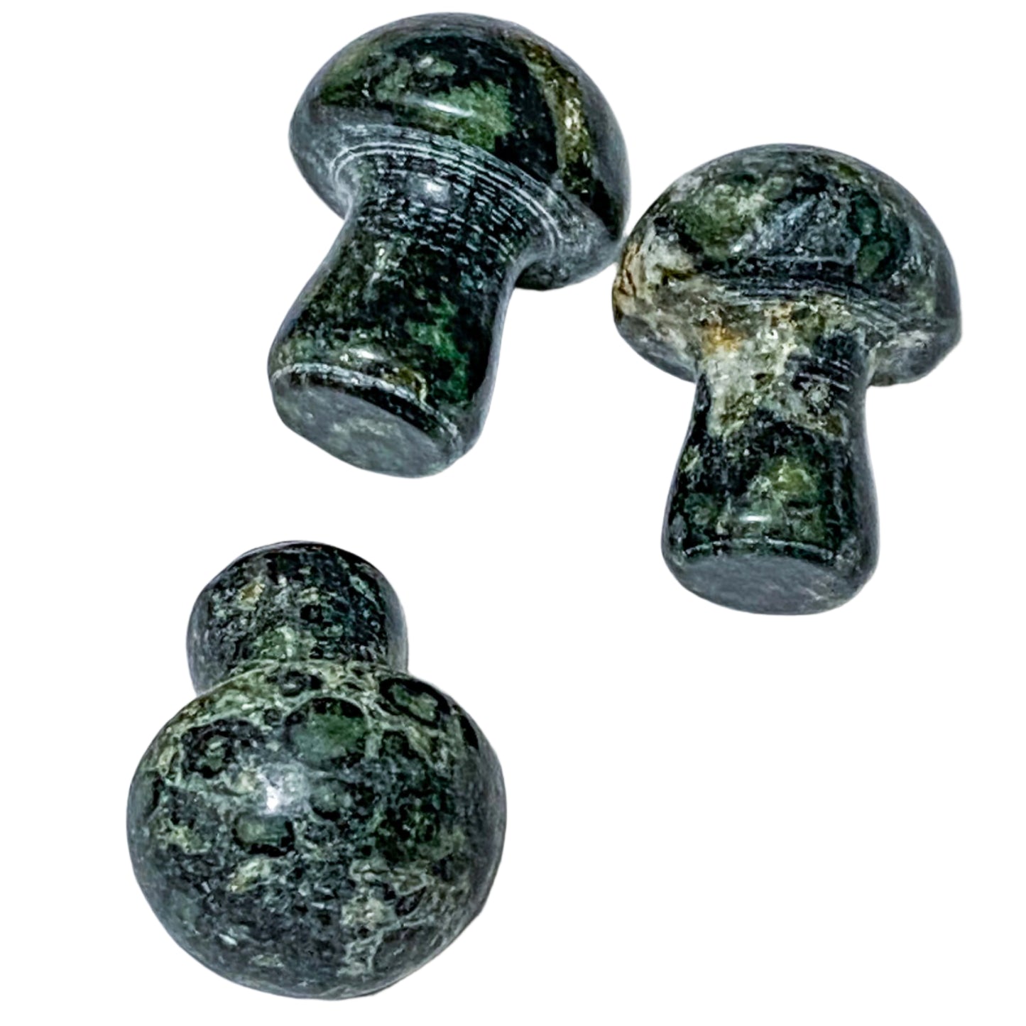 GEMSTONE MUSHROOM Figurine Stone Carved Stone 20mm