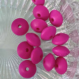 MAGENTA BEAR Cute Jumbo Silicone Beads 15mm & 30mm