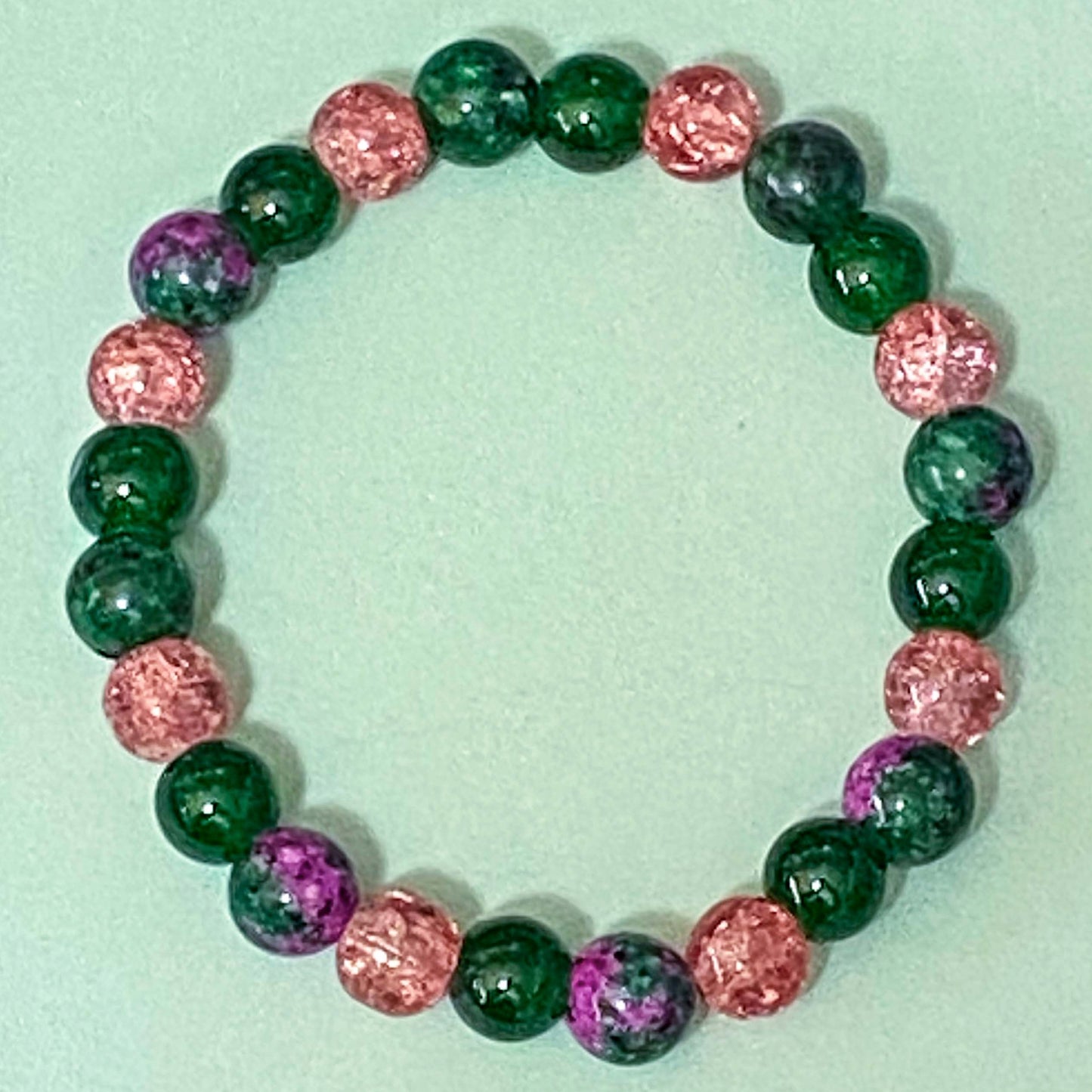 ADULTS Gemstone Beaded BRACELET Stretch Jewellery