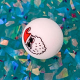 CHRISTMAS SILICONE BEADS 15mm Red White & Black