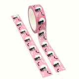 uk washi tape tapes roll rolls 10m 10 metre cat cats kitten kitty dog dogs puppy puppies cute kawaii stationery owl owls pumpkin halloween foil long pretty spooky black cat moon 