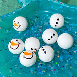 CHRISTMAS SILICONE BEADS 15mm to 32mm -Santa Tree Animals Cookie +