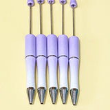 ombre pen pens base blank uk cute kawaii stationery beaded pen make your own build create gift gifts glitter glittery bases black ball[point ink stationery shop lilac green orange pastel rainbow ombre gradient