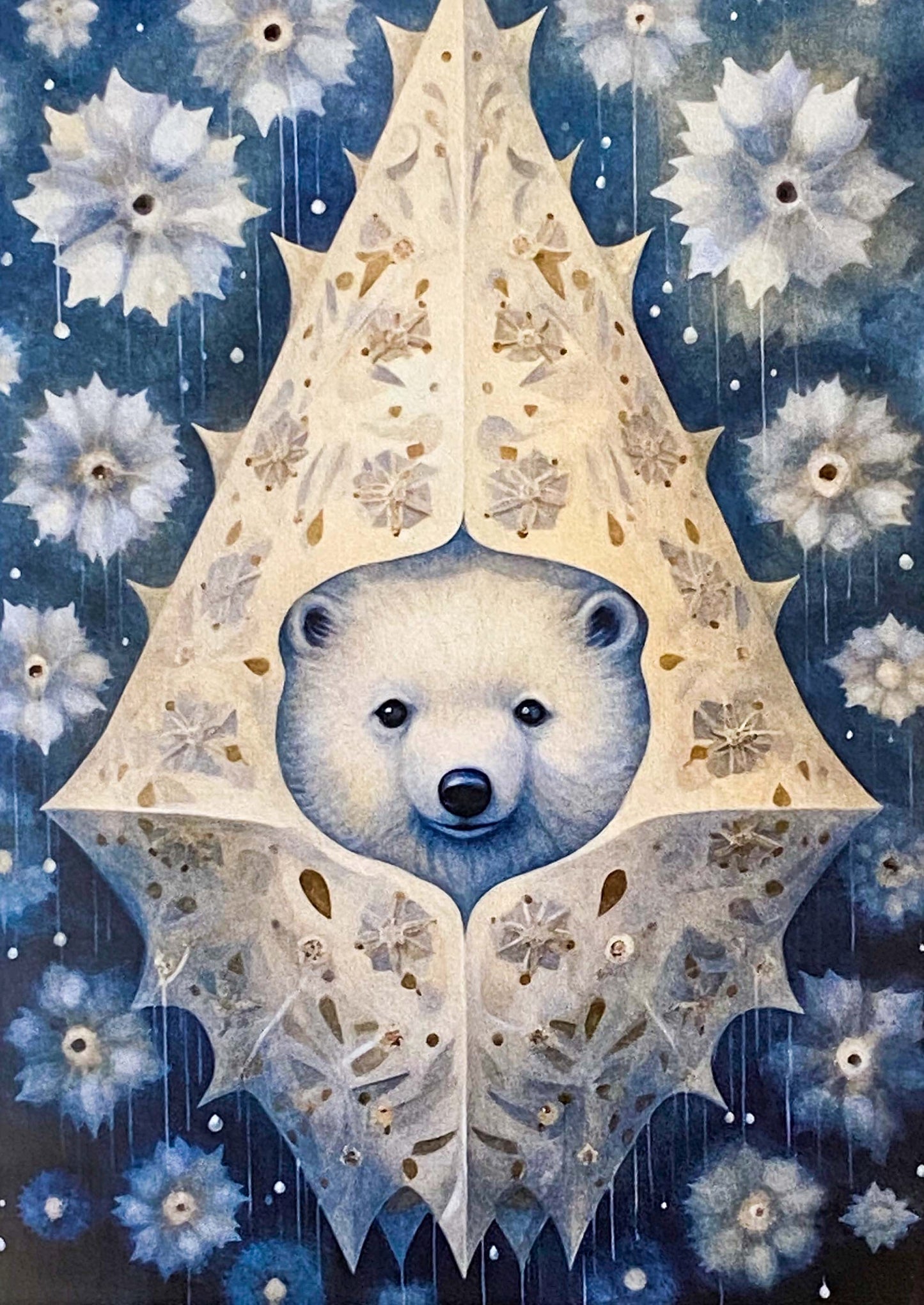 winter wintry snow snowy frost ice cold animal animals postcard postcards cards post card uk cute kawaii stationery supplies shop store blue deer moose fox arctic seal seals bear polar bears bunny rabbit rabbits hare owl owls deer leopard penguin raccoon