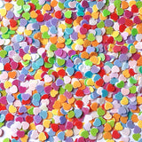 small mini tiny sequin sequins heart hearts iridescent embellishments shimmery colourful uk cute kawaii craft supplies shop store 3mm