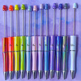 PEARLESCENT PEN BASE for Build Your Own Pens - Black Ballpoint Ink