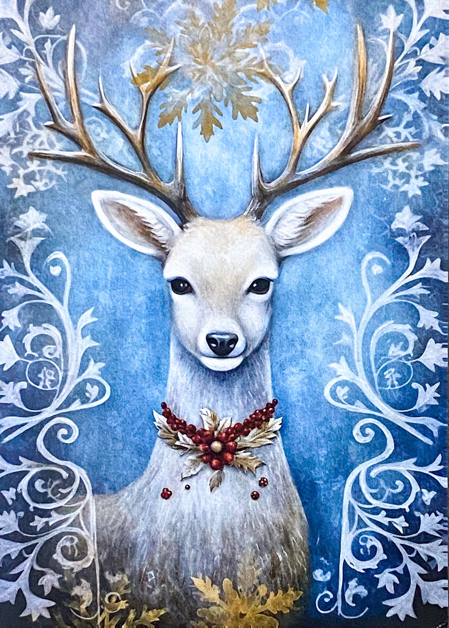 STARRY SKY FESTIVE POSTCARD & Stickers