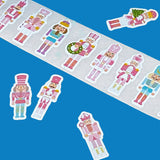 Christmas NUTCRACKER SOLDIER Stickers Pack of 22 30mm Tall