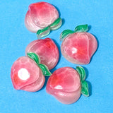large red fruit fruits faceted sparkly glossy acrylic flatback flat back backs fb fbs flatbacks embellishments uk cute kawaii craft supplies strawberry strawberries cherry cherries peach peaches water melon watermelon pretty  chunky large