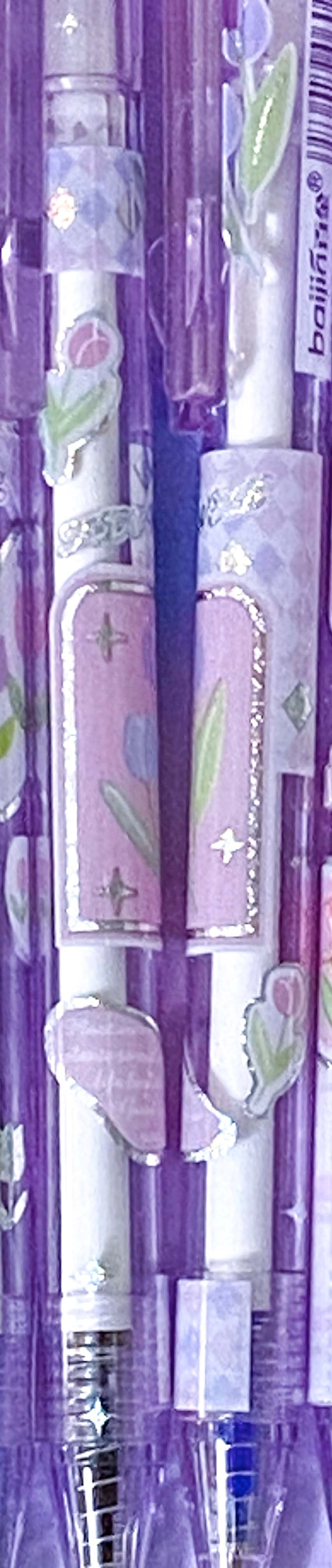 Special Price! TULIP GARDEN Erasable Fine Line Pen -Blue Ink