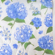 blue hydrangeas hydrangea floral flower flowers tissue paper sheet sheets pack fine pretty decorative gift wrap wrapping packaging supplies shop store uk cute kawaii stationery