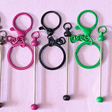 build your own keyring key ring chain keychains blank blanks base for beaded gift gifts shop metal make your own build cute kawaii jewellery findings uk shop store craft supplies blue green gold rose gunmetal grey silver purple magenta pink yellow creative