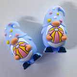 GNOME Jumbo 3D Silicone Beads SHELL FLAMINGO BEACHBALL & CHRISTMAS