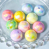 Jumbo Acrylic LUSTRE Iridescent Pearly Beads 16mm