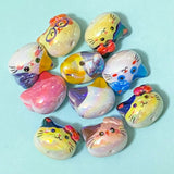 jumbo large big chunky iridescent lustre ab shimmery acrylic bead beads 23mm make your own beaded pen pens jewellery cute kawaii craft supplies shop store colourful pretty