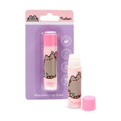 puckator pusheen the cat cats official licensed product strawberry lip balm tube stick pink lilac cute kawaii gift gifts shop store uk fun cat lovers present her lady women girl girls pack