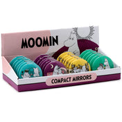 moomin moomins official handbag pocket mirror mirrors round pretty cute kawaii uk gift gifts shop store puckator green teal turquoise yellow ochre burgundy wine red stocking filler fillers ideas kids her 