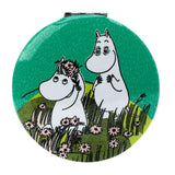 moomin moomins official handbag pocket mirror mirrors round pretty cute kawaii uk gift gifts shop store puckator green teal turquoise yellow ochre burgundy wine red stocking filler fillers ideas kids her 