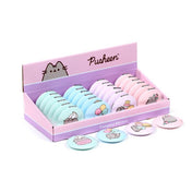 pastel pusheen the cat core metal glass mirror mirrors packet handbag sized round pretty pink blue turquoise green mint lilac uk cute kawaii gift gifts shop store present stocking filler fillers cats kitty official licensed puckator