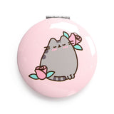 pastel pusheen the cat core metal glass mirror mirrors packet handbag sized round pretty pink blue turquoise green mint lilac uk cute kawaii gift gifts shop store present stocking filler fillers cats kitty official licensed puckator
