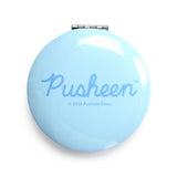 pastel pusheen the cat core metal glass mirror mirrors packet handbag sized round pretty pink blue turquoise green mint lilac uk cute kawaii gift gifts shop store present stocking filler fillers cats kitty official licensed puckator