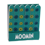 moomin moomintroll licensed uk gift gifts stocking filler fillers pocket mini nail file files matchbook cute kawaii present presents for her fun bargain troll trolls puckator teal green burgundy deep red yellow mustard pack