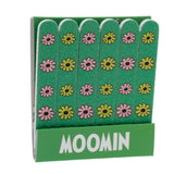 moomin moomintroll licensed uk gift gifts stocking filler fillers pocket mini nail file files matchbook cute kawaii present presents for her fun bargain troll trolls puckator teal green burgundy deep red yellow mustard pack