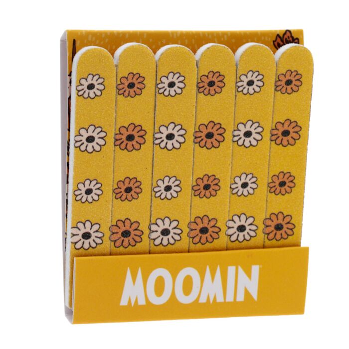 moomin moomintroll licensed uk gift gifts stocking filler fillers pocket mini nail file files matchbook cute kawaii present presents for her fun bargain troll trolls puckator teal green burgundy deep red yellow mustard pack