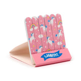 unicorn unicorns fantasy magic magical nail file files mini matchbook cute kawaii stocking filler fillers uk present presents for her women lady girl pink lilac yellow peach blue small mini little fun kids gift gifts shop store