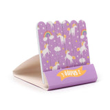 unicorn unicorns fantasy magic magical nail file files mini matchbook cute kawaii stocking filler fillers uk present presents for her women lady girl pink lilac yellow peach blue small mini little fun kids gift gifts shop store