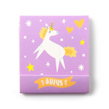 unicorn unicorns fantasy magic magical nail file files mini matchbook cute kawaii stocking filler fillers uk present presents for her women lady girl pink lilac yellow peach blue small mini little fun kids gift gifts shop store