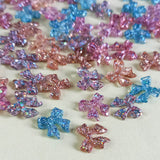acrylic glitter bow bows sparkly small little mini fb flatback flat back embelllishment embellishments uk cute kawaii craft supplies decoden cabochons pink turquoise gold lilac multi
