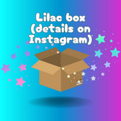 ONE-OFF MYSTERY BOX- LILAC GIFTS BOX (see Instagram for contents)