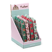 pusheen the cat cats nail file files long big large christmas festive gift gifts uk cute kawaii stocking filler fillers lover lovers kitty red green pink turquoise mint design fun present for her girl puckator