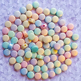 pearl pearls flat round circle bead beads 9mm smooth shimmer uk cute kawaii small craft supplies shop store metallic pastel colours pearlescent
