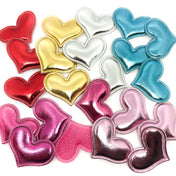 75% OFF HEART Padded Metallic Patch 38mm