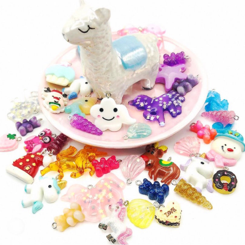 Resin Charm Lucky Dip Bundle of 6