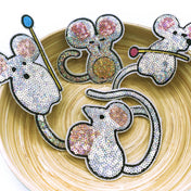 75% OFF Large Mouse Sequin Iron-On Patch - 6 Designs Available