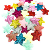 75% OFF Glittery AB Star Fabric Patch 26mm
