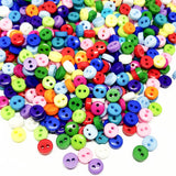 Very Small 5mm Resin Buttons Bundle of 50